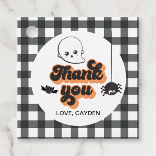 Spooky One Halloween 1st Birthday Favour Tags