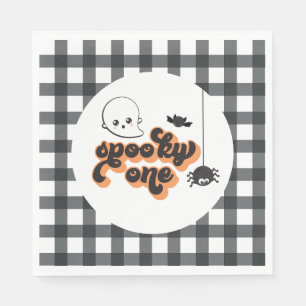 Spooky One Halloween 1st Birthday Napkin