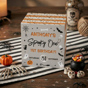 Spooky One! Halloween 1st Birthday Party Favour Box