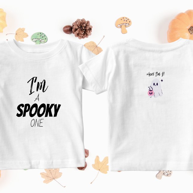 Spooky One | Halloween Bday | Guest of Honour Ghos Baby T-Shirt (Creator Uploaded)