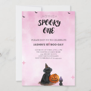 Spooky One Halloween Birthday Invitation