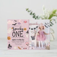 Spooky One halloween birthday party photo