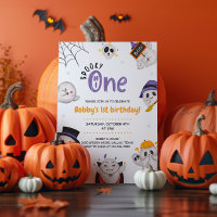 Spooky One Halloween First Birthday