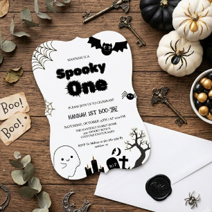 Spooky one Halloween first birthday party
