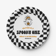 Spooky One Halloween Retro 1st Birthday Party