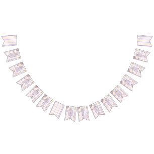 Spooky One Pastel Ghost Birthday Party Banner