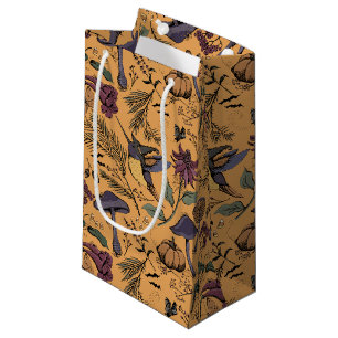 Spooky Orange Hummingbird Garden Gift Bag