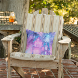 Spooky outdoor pillow for Halloween or...