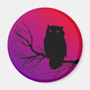 Spooky Owl Magnet