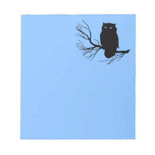 Spooky Owl Notepad