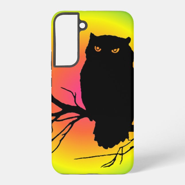 Spooky Owl Samsung Galaxy S22+ Case (Back)