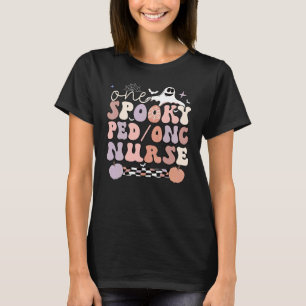 Spooky Paediatrics Onc Nurse Halloween Ped Oncolog T-Shirt