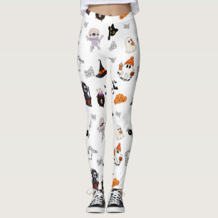 Spooky Parade: Halloween Character Leggings