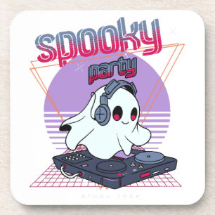 Spooky Party Halloween Coaster