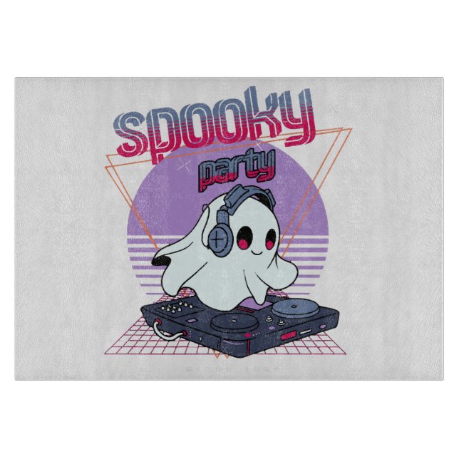 Spooky Party Halloween Cutting Board (Front)