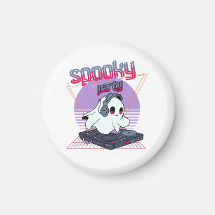 Spooky Party Halloween Magnet