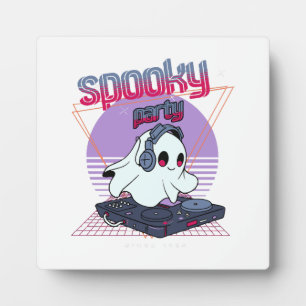 Spooky Party Halloween Plaque