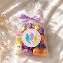 Spooky Pastel Colour Cute Halloween Ghost