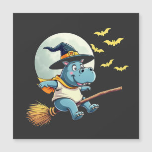 Spooky Pastel Halloween Baby Moo Deng Hippo 