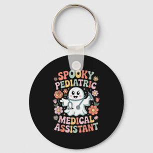 Spooky Pediatric Medical Istant Halloween Apprecia Key Ring