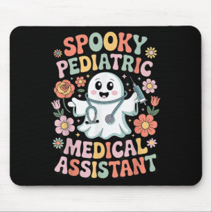 Spooky Pediatric Medical Istant Halloween Apprecia Mouse Pad