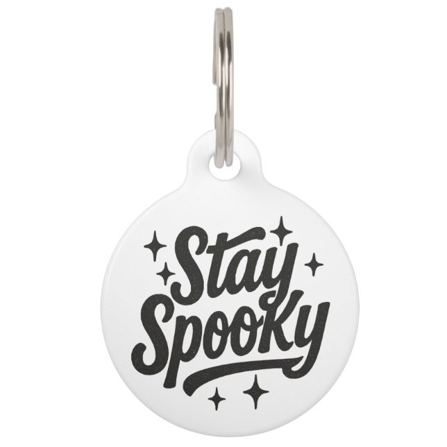 Spooky Pet Tag (Front)