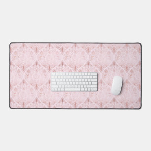 Spooky Pink & Rose Gold Desk Mat