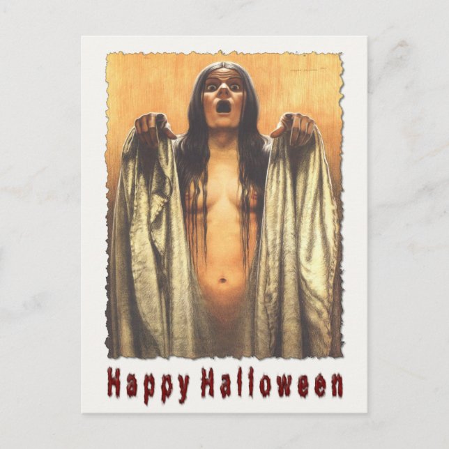 Spooky Postcard For Halloween (Front)