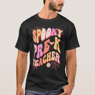 SPOOKY PRE K TEACHER Costume This Is My Faboolous T-Shirt
