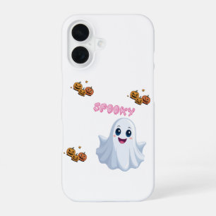 Spooky Pumpkin & Ghost Cute Halloween Phone Case
