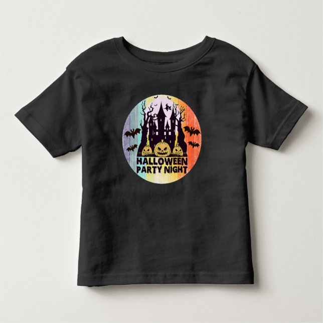 SPOOKY PUMPKIN - HALLOWEEN PARTY NIGHT TODDLER T-Shirt (Front)