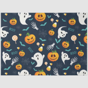 Spooky Pumpkin Halloween Series Design 12 Tissue Paper