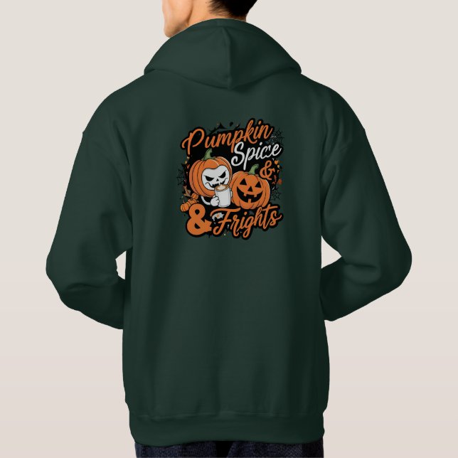  spooky pumpkin  hoodie (Back)