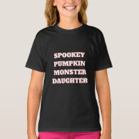 Spooky Pumpkin Monster Daughter Halloween Family M