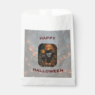 Spooky Pumpkin Monster Halloween Party Favour Bag