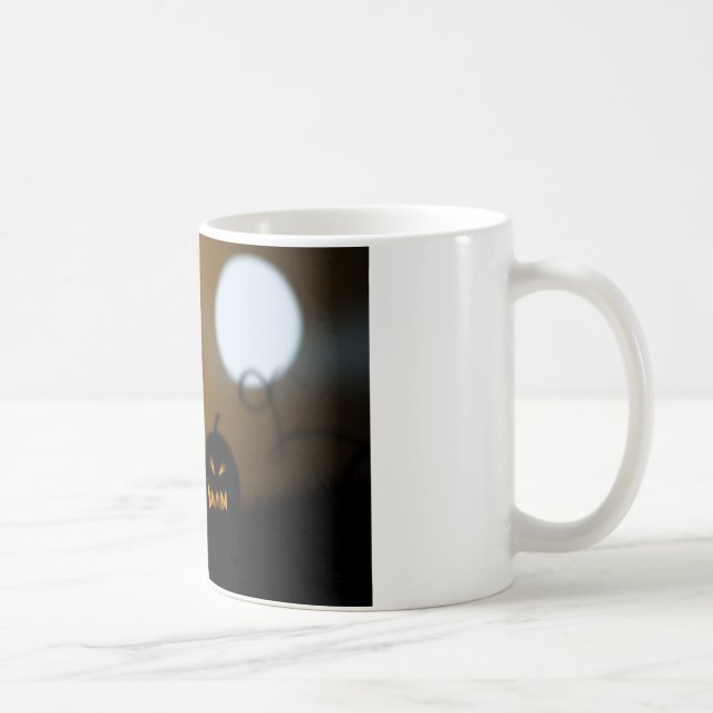 Spooky Pumpkin mug! Coffee Mug (Right)