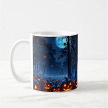 Spooky Pumpkin Night Mug – Halloween Anime