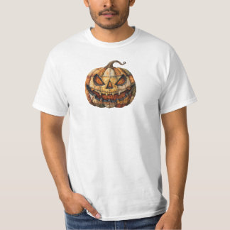 Spooky Pumpkin Patch Double-Sided Halloween T-Shir T-Shirt