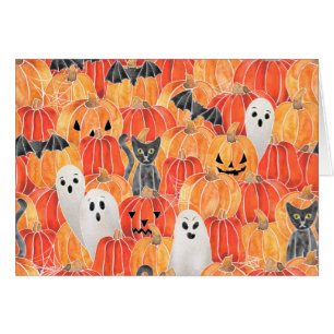 Spooky Pumpkin Patch Notecards