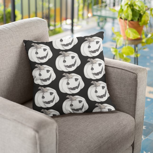 Spooky Pumpkin Pattern | Happy Halloween Cushion (Creator Uploaded)