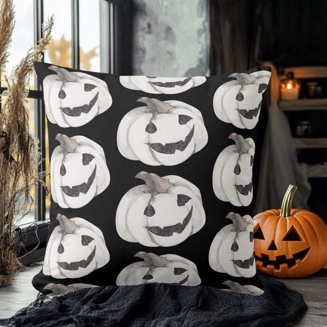 Spooky Pumpkin Pattern | Happy Halloween Cushion (Creator Uploaded)