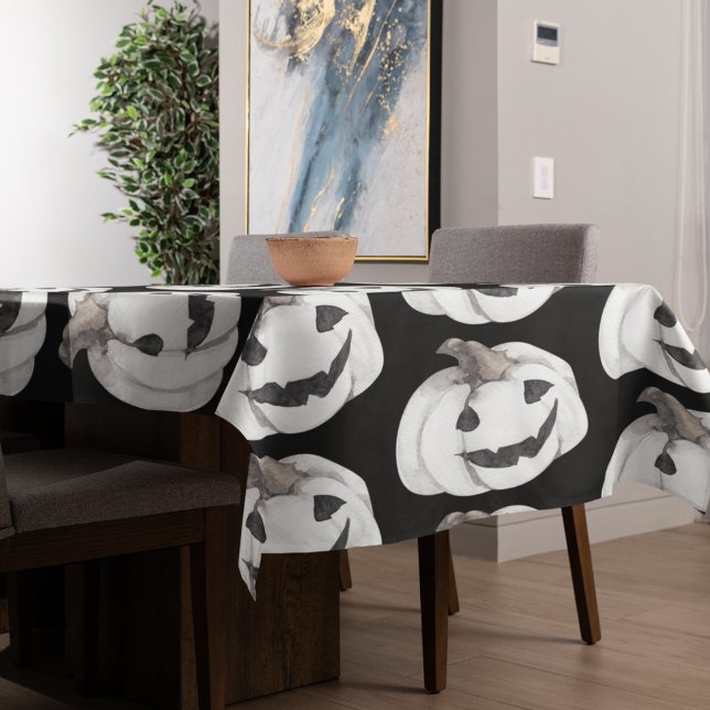 Spooky Pumpkin Pattern | Happy Halloween Tablecloth (Creator Uploaded)