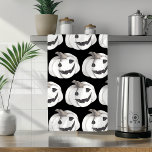 Spooky Pumpkin Pattern | Happy Halloween Tea Towel<br><div class="desc">Spooky Pumpkin Pattern | Happy Halloween</div>