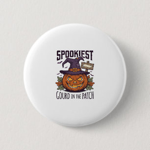 Spooky Pumpkin Shirt Vintage Engraving Halloween T 6 Cm Round Badge