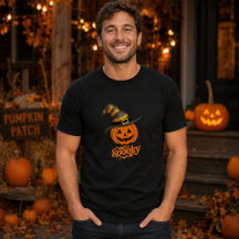 Spooky Pumpkin Witch Hat Men’s Halloween