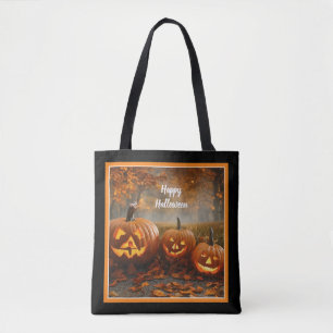Spooky Pumpkins Family Collection Tote Bag