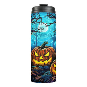 Spooky Pumpkins Halloween  Thermal Tumbler