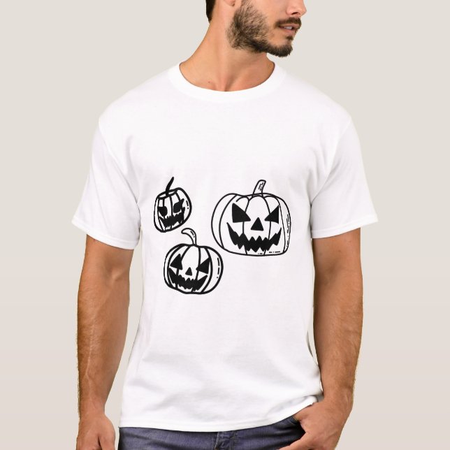 Spooky Pumpkins T-Shirt (Front)