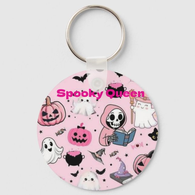 Spooky Queen Keychain (Front)
