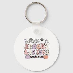 Spooky Radiology Tech Halloween Rad Technologist R Key Ring